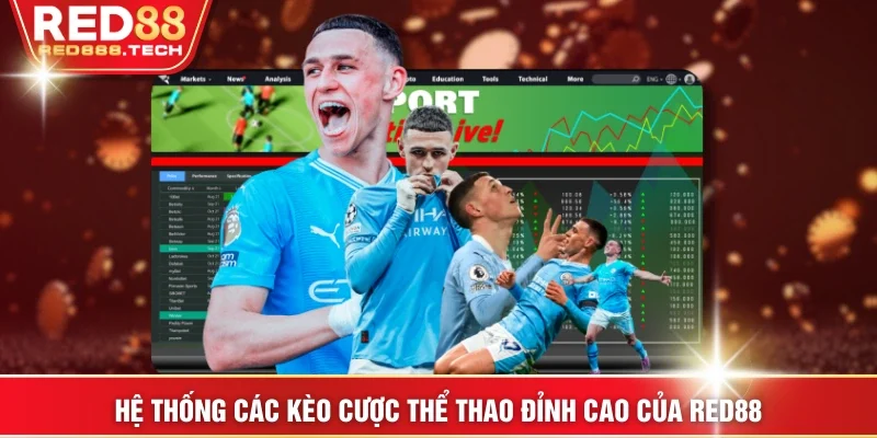 Hệ thống các kèo cược thể thao đỉnh cao của RED88