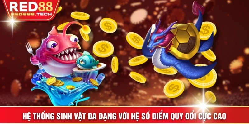 Hệ thống sinh vật đa dạng với hệ số điểm quy đổi cực cao