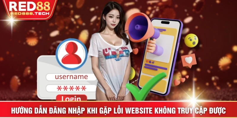 Hướng dẫn đăng nhập khi gặp lỗi website không truy cập được