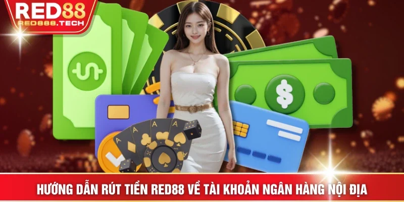 Hướng dẫn rút tiền RED88 về tài khoản ngân hàng nội địa